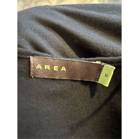 Vintage Area Women’s Medium Black Lace Detail Sleeveless Tank Top Blouse - Picture 6 of 9